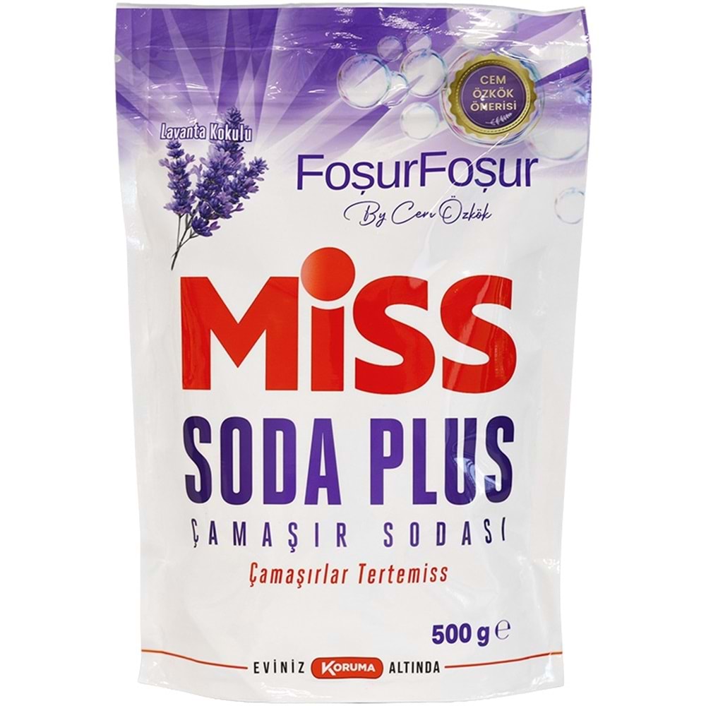 Miss Sıvı Çamaşır Deterjanı Renkli/Beyaz 1500ML & Çamaşır Sodası 500GR Lavanta (Avantajlı Set)