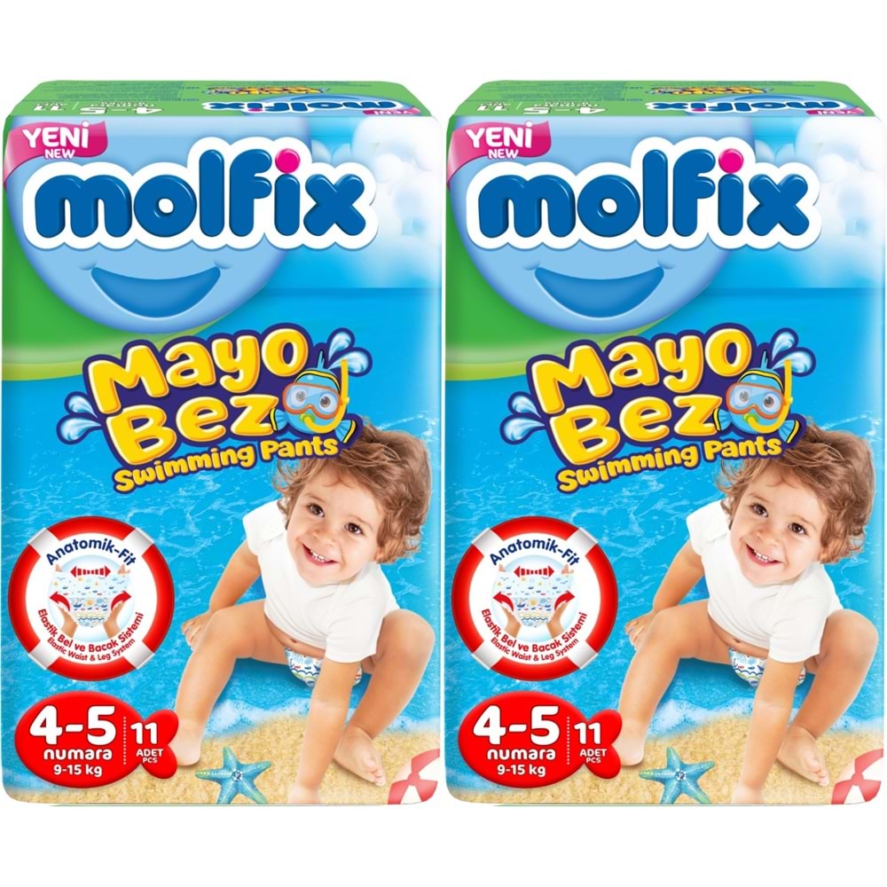 Molfix Swimming Pants Külot Mayo Bez Beden 4-5 (9-15 KG) 22 Adet