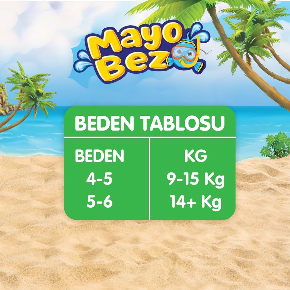 Molfix Swimming Pants Külot Mayo Bez Beden 4-5 (9-15 KG) 55 Adet