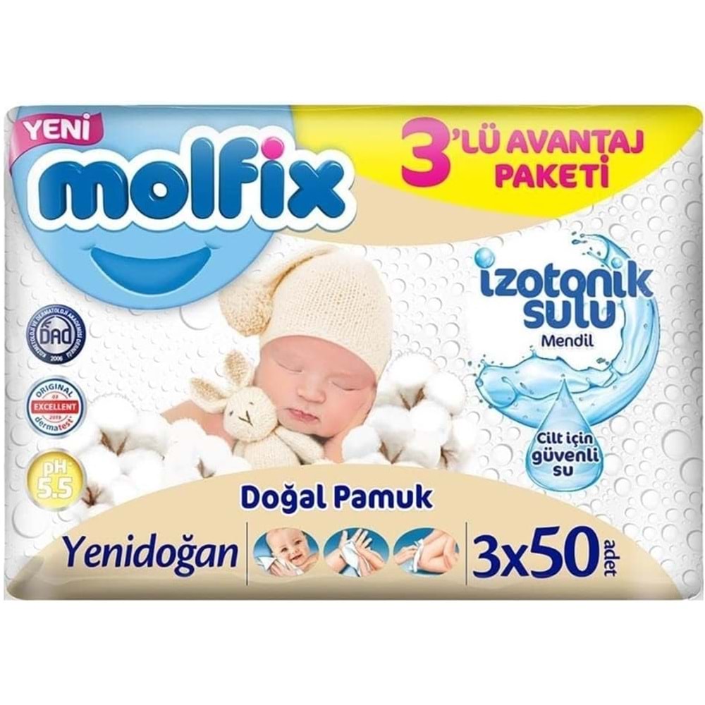 Molfix Premium Bebek Bezi 6 Beden 15+ KG Extra Large 108 Adet Ultra Fırsat Pk + 3 Adet Islak Mendil