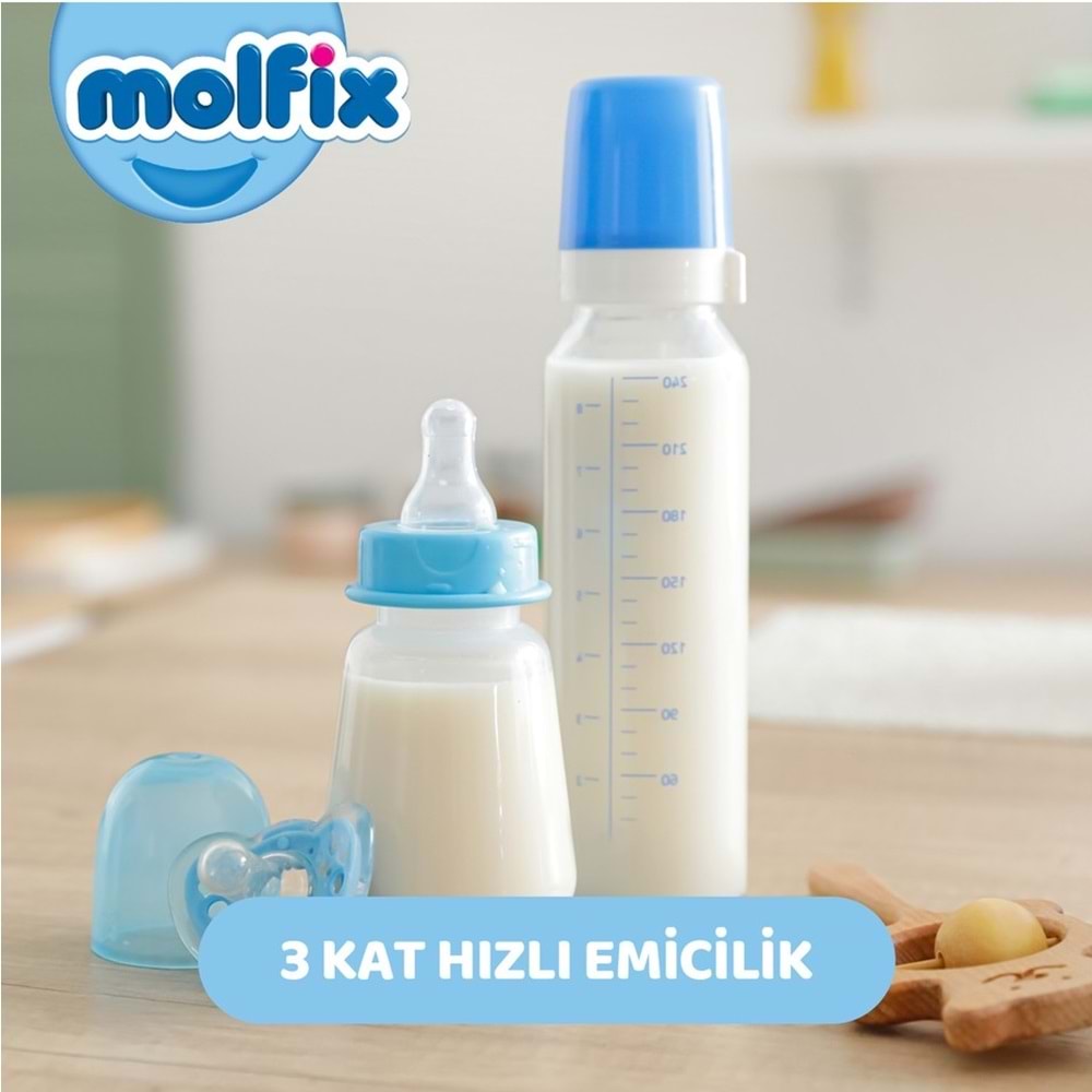 Molfix Bebek Bezi 6 Beden 15+ KG Extra Large 320 Adet Mega Avantaj Fırsat Pk