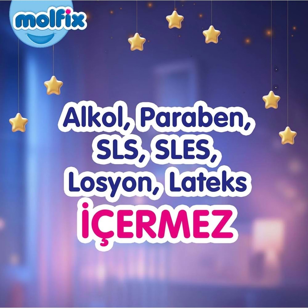 Molfix Tatlı Rüyalar Bebek Bezi 4 Beden 7-14 KG Maxi 152 Adet Ekonomik Fırsat Pk