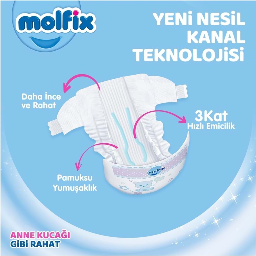 Molfix Bebek Bezi 7 Beden 20-30 KG XX Large 120 Adet Avantaj Fırsat Pk