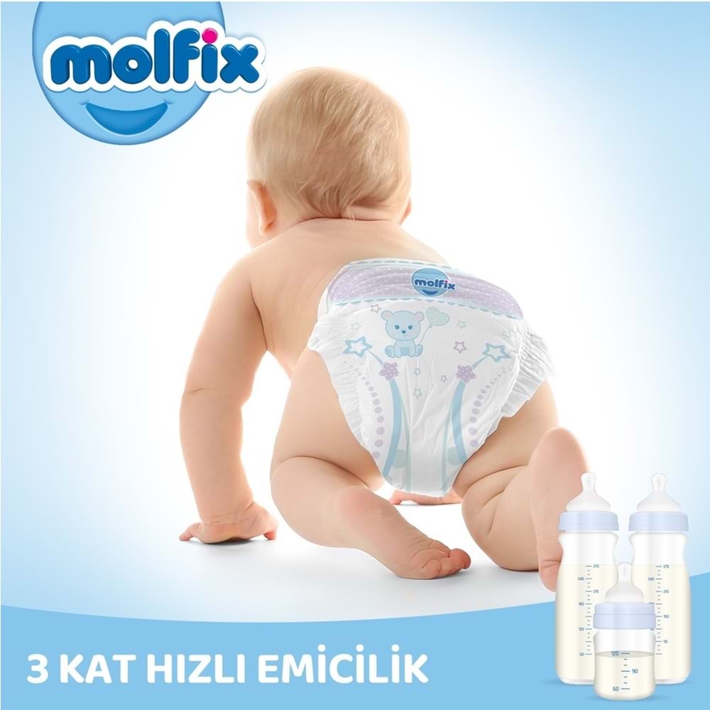 Molfix Bebek Bezi 7 Beden 20-30 KG XX Large 150 Adet Mega Fırsat Pk