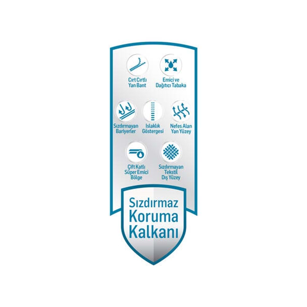 Önlem Yetişkin Bezi Bel Bantlı Tekstil Yüzey S - Small - Küçük 240 Adet (8PK*30)