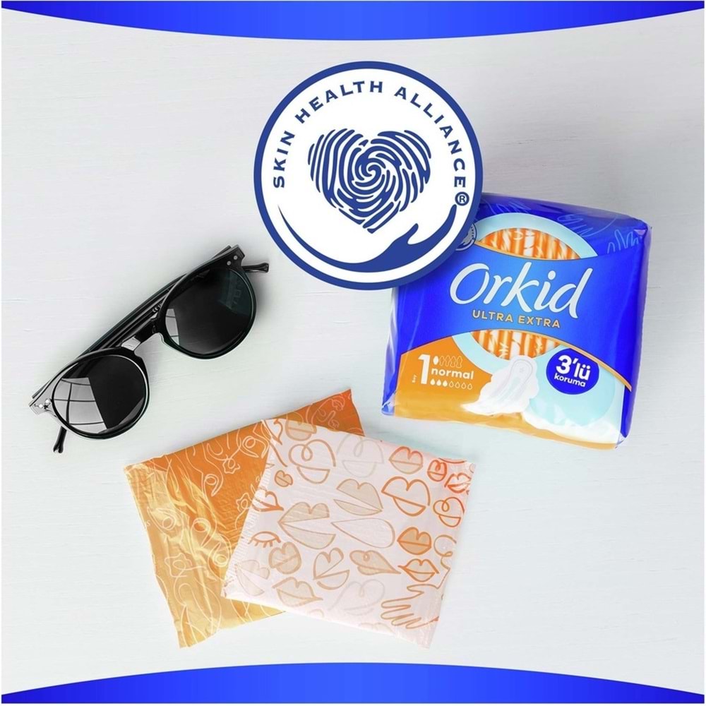 Orkid Hijyenik Ped Ultra Extra Normal 96 Adet Standart Pk (12PK*8)