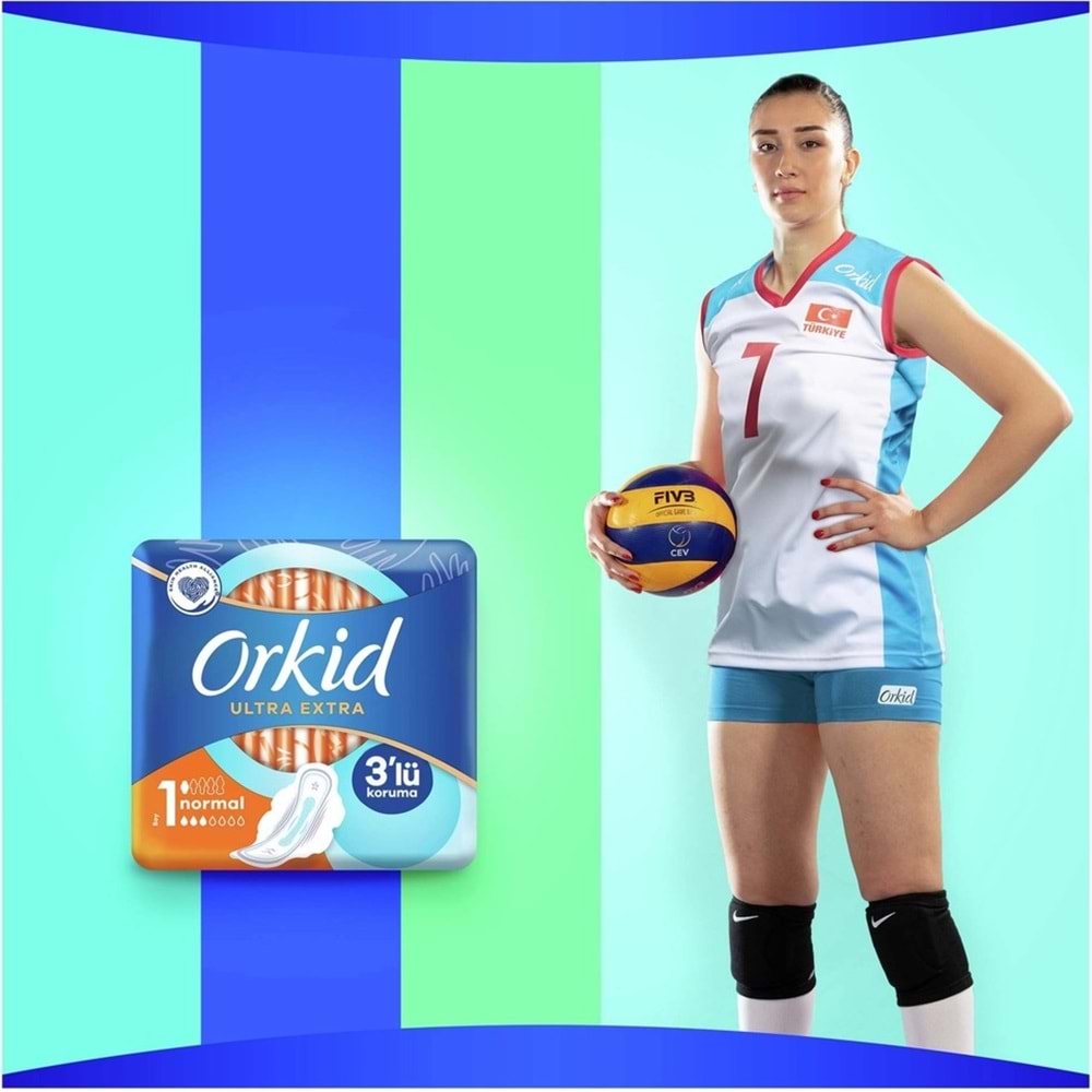 Orkid Hijyenik Ped Ultra Extra Normal 96 Adet Standart Pk (12PK*8)