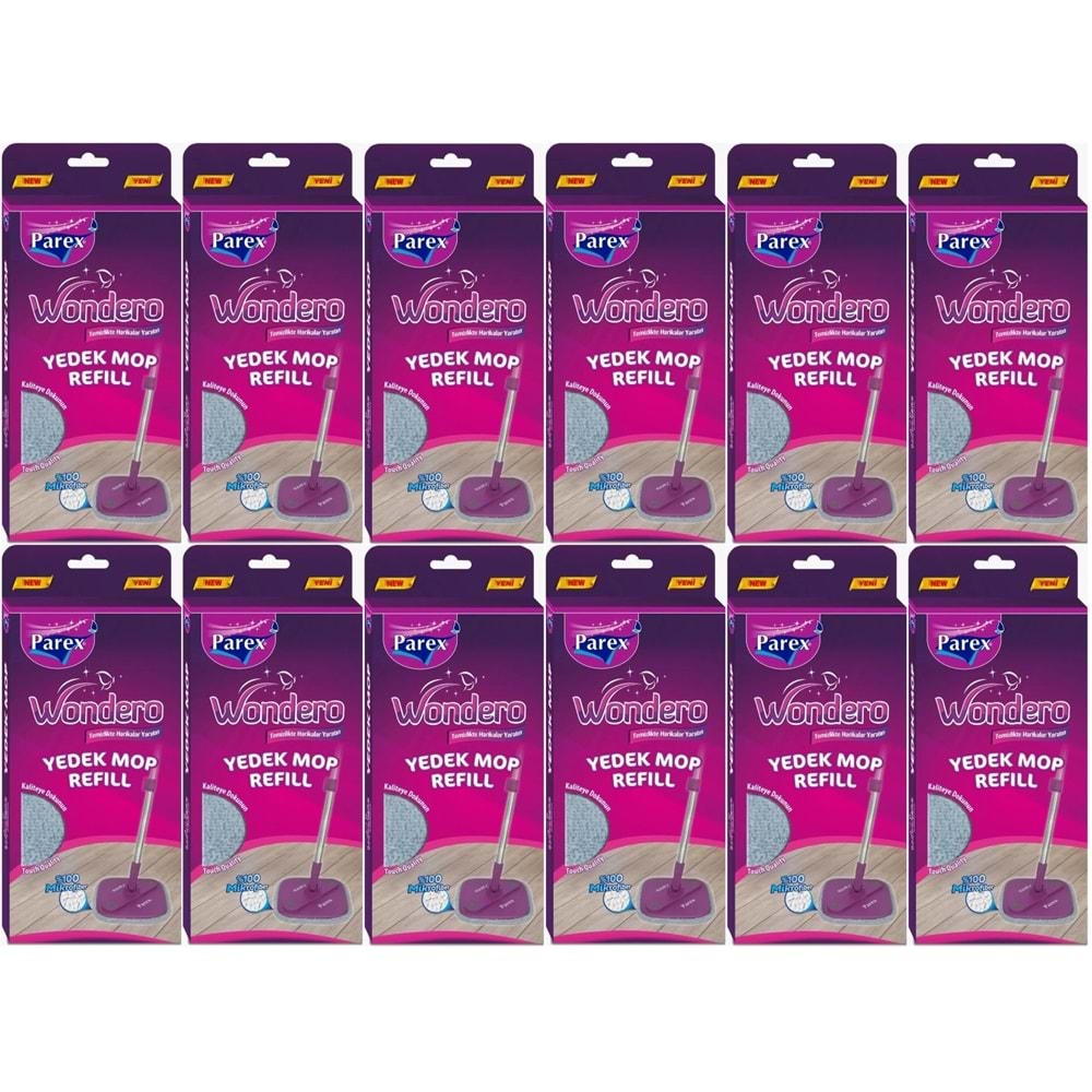 Parex Wondero Yedek Paspas Mop Refill (12 Li Set)