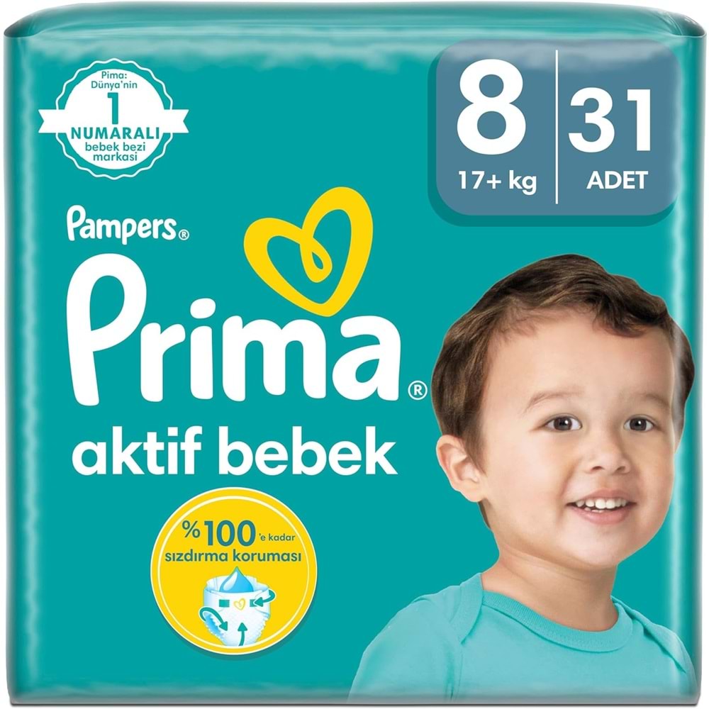 Prima Bebek Bezi 8 Beden 17+ KG XXXLarge 248 Adet Ultra Ekonomik Fırsat Pk