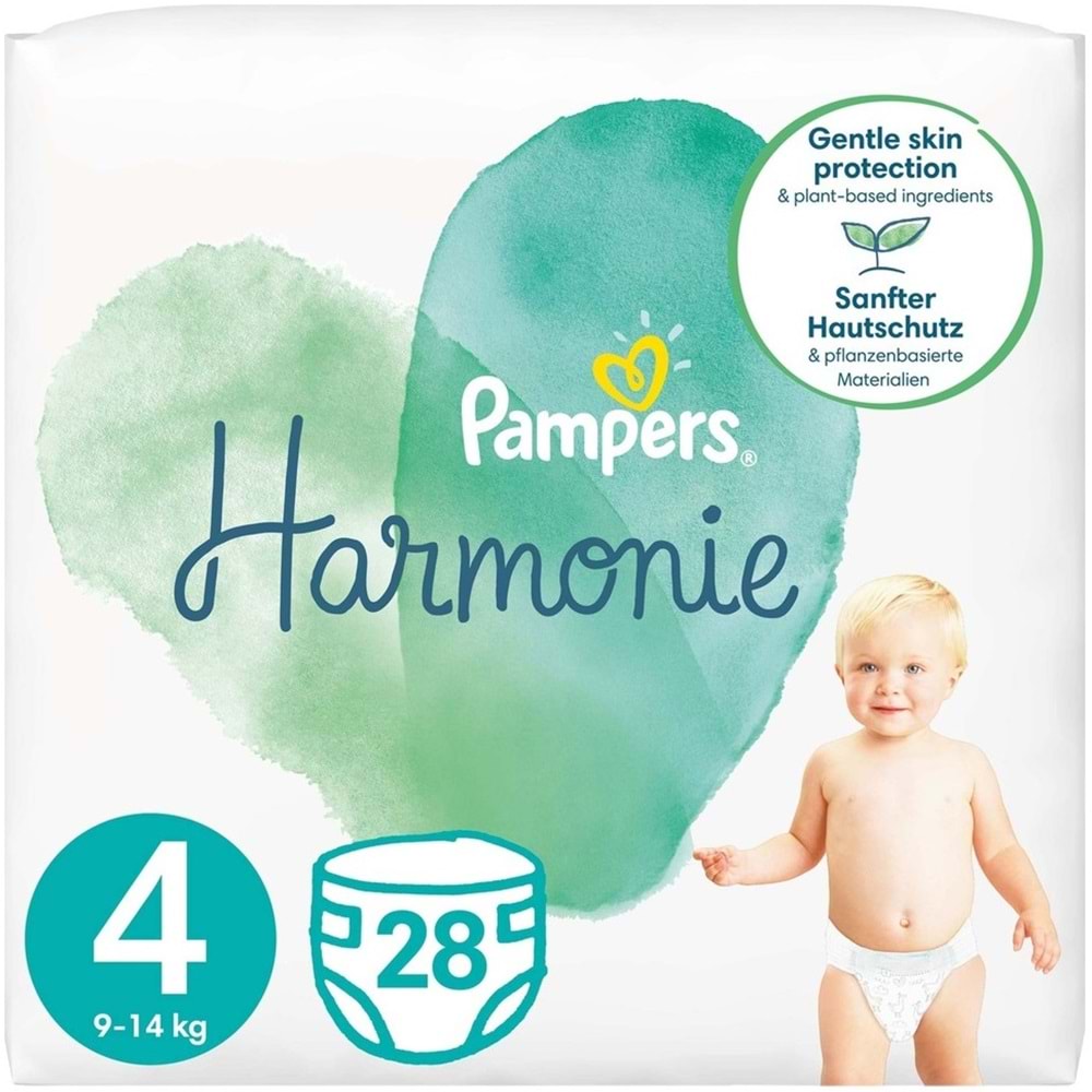 Prima Pampers Harmonie Bebek Bezi 4 Beden 9-14 KG Maxi 56 Adet Ekonomik Ultra Fırsat Pk
