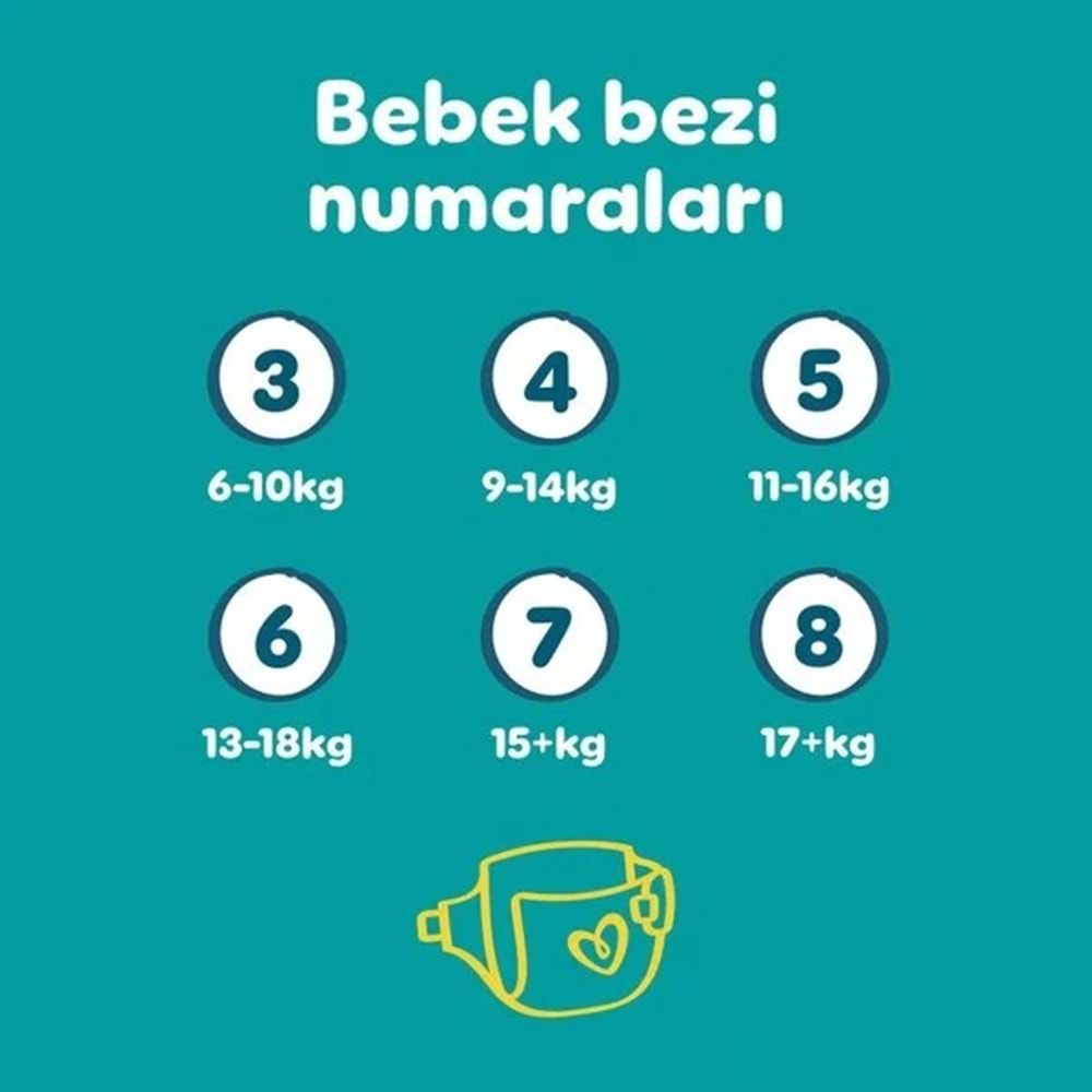 Prima Bebek Bezi 8 Beden 17+ KG XXX Large 135 Adet Süper Mega Pk