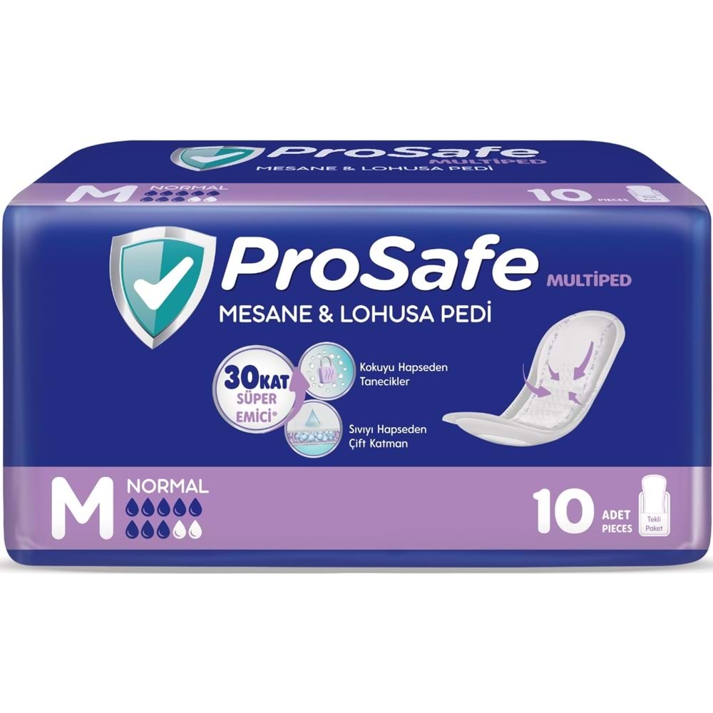 Prosafe Multiped Regl - Mesane - Lohusa Pedi M - Medium - Orta/Gece 20 Adet