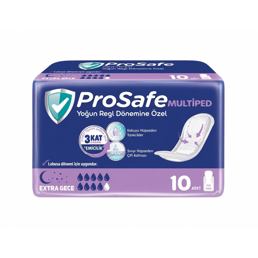 Prosafe Multiped Regl - Mesane - Lohusa Pedi L - Büyük - Large Extra/Gece 20 Adet