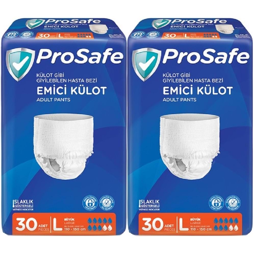 Prosafe Emici Külot Yetişkin Bezi Büyük-Large 60 Adet (2PK*30)