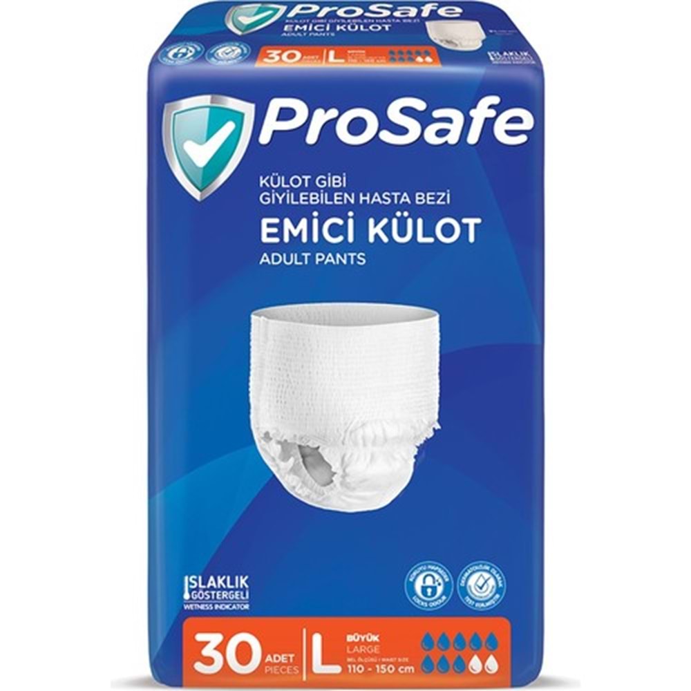 Prosafe Emici Külot Yetişkin Bezi Büyük-Large 60 Adet (2PK*30)