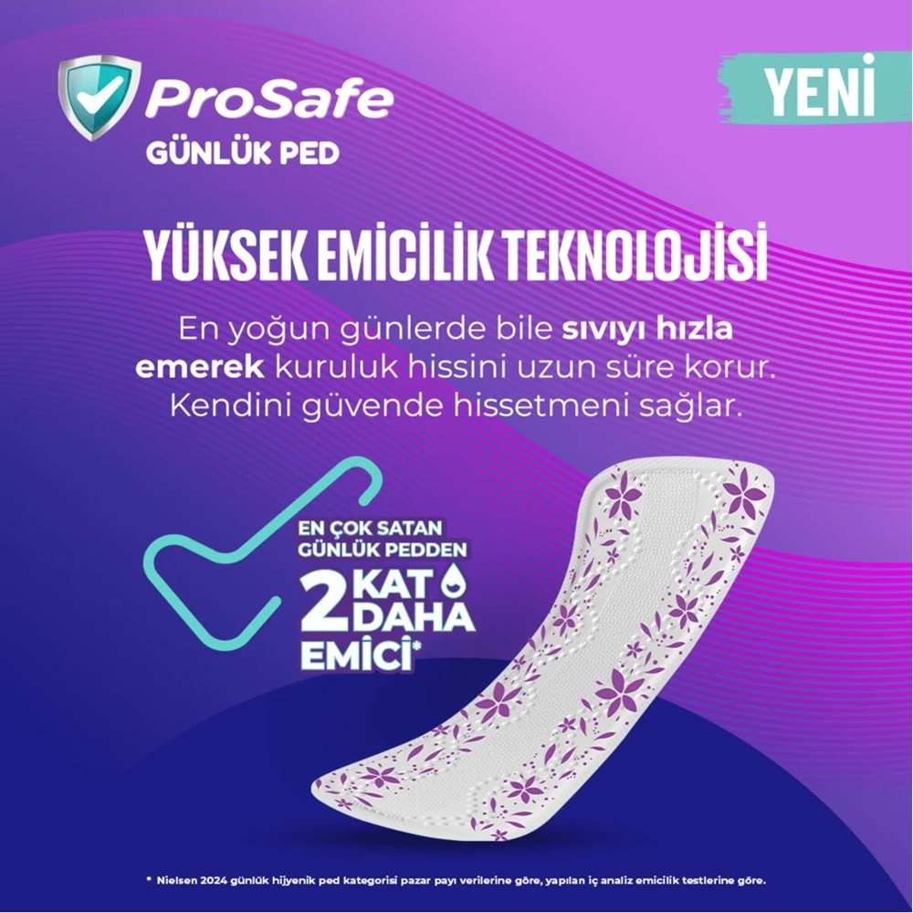 Prosafe Günlük Ped Extra Uzun 240 Adet