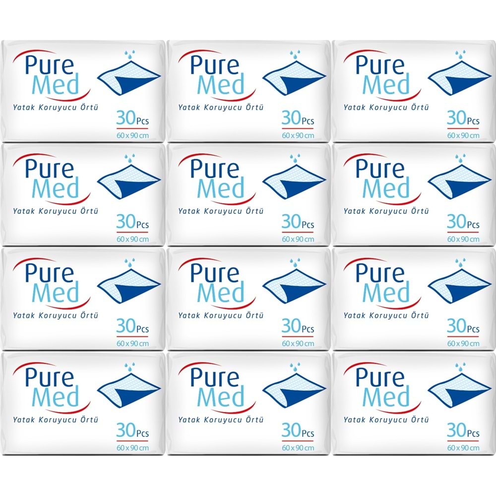 Puremed Yetişkin Yatak Koruyucu 60*90CM 360 Adet (12PK*30)