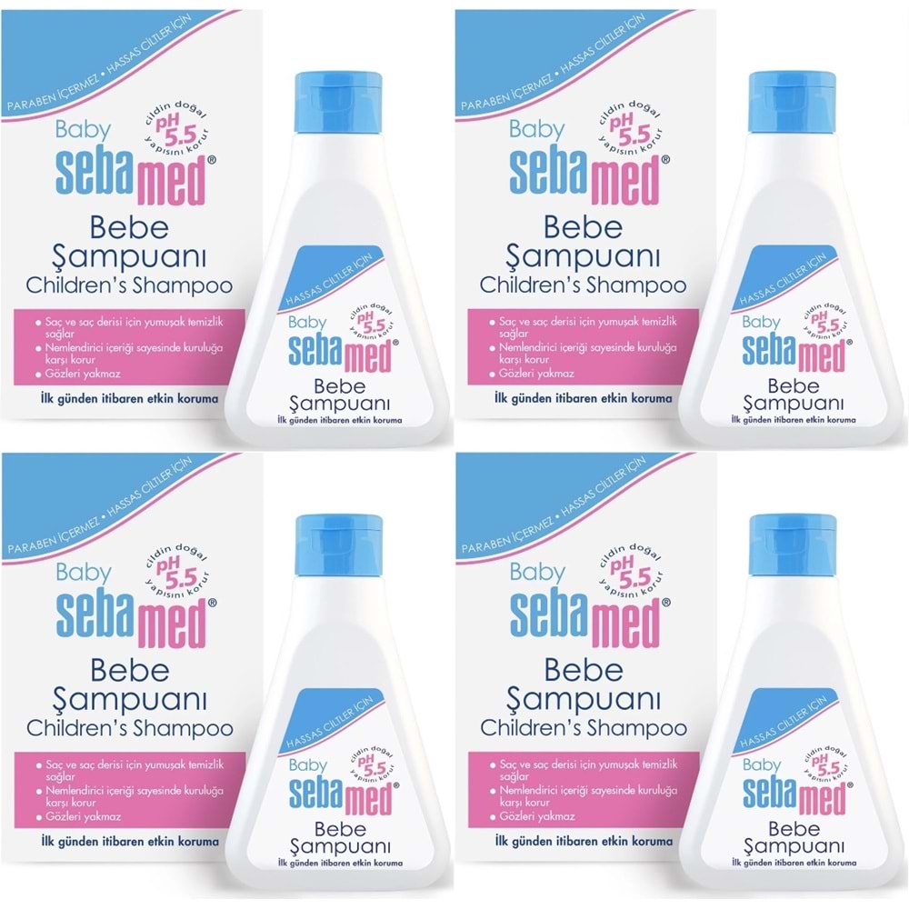 Sebamed Bebek Şampuanı 250ML (4 Lü Set)