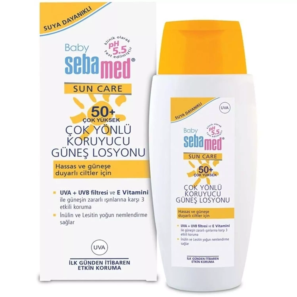 Sebamed Sun Care Bebek Güneş Losyonu Kremi 50+ Faktör 150ML (Hassas Ciltler İçin) (6 Lı Set)