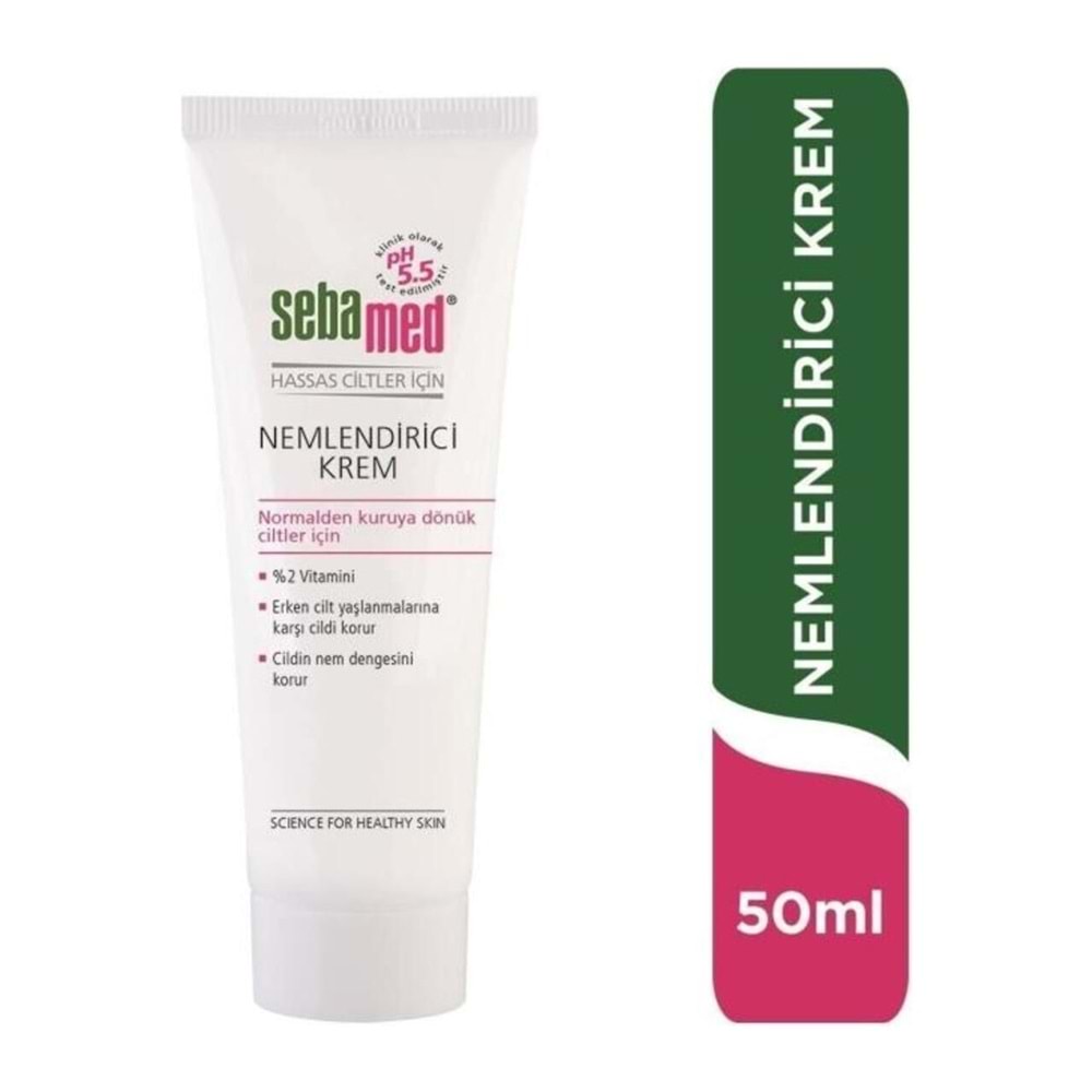 Sebamed Nemlendirici Krem Tüp 50ML (Günlük Kullanım) (4 Lü Set)