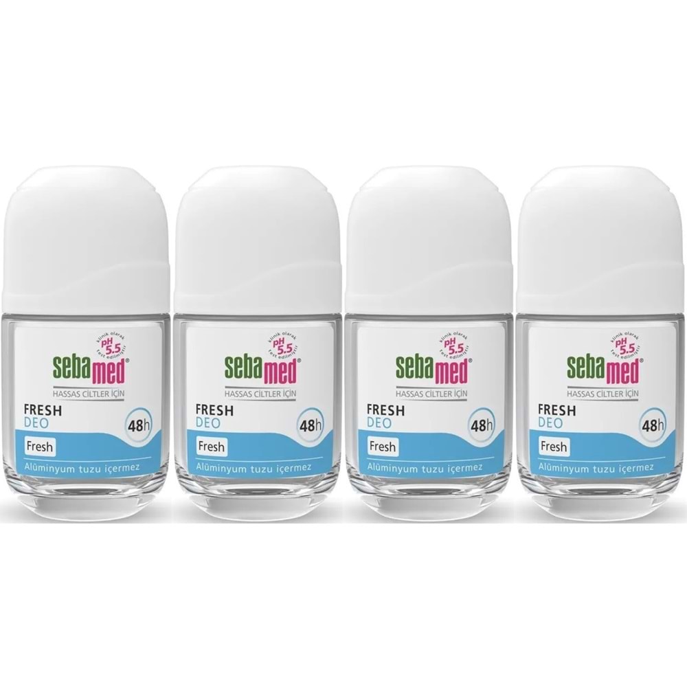 Sebamed Roll-On 50ML Fresh (4 Lü Set)