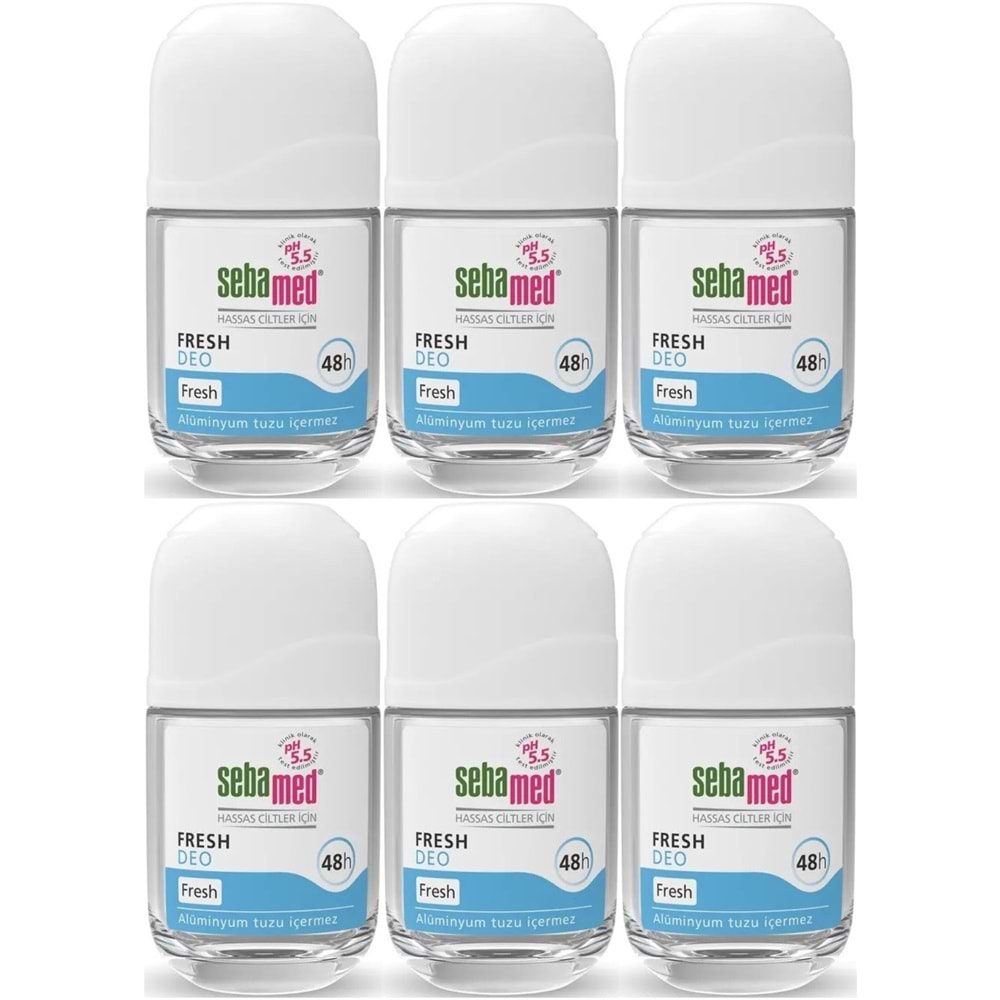 Sebamed Roll-On 50ML Fresh (6 Lı Set)