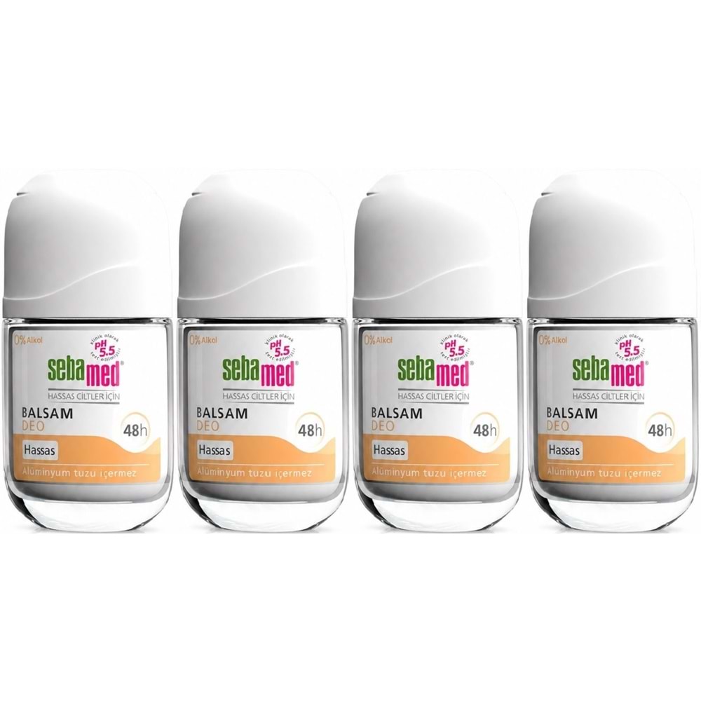 Sebamed Roll-On 50ML Balsam Hassas/Sensitive (4 Lü Set)