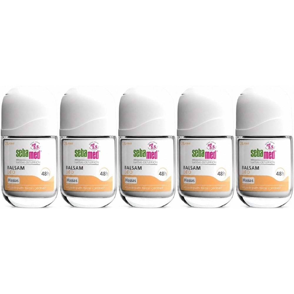 Sebamed Roll-On 50ML Balsam Hassas/Sensitive (5 Li Set)