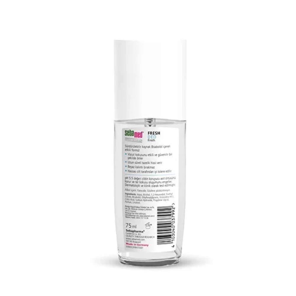 Sebamed Deodorant Sprey 75 ML Fresh (4 Lü Set)