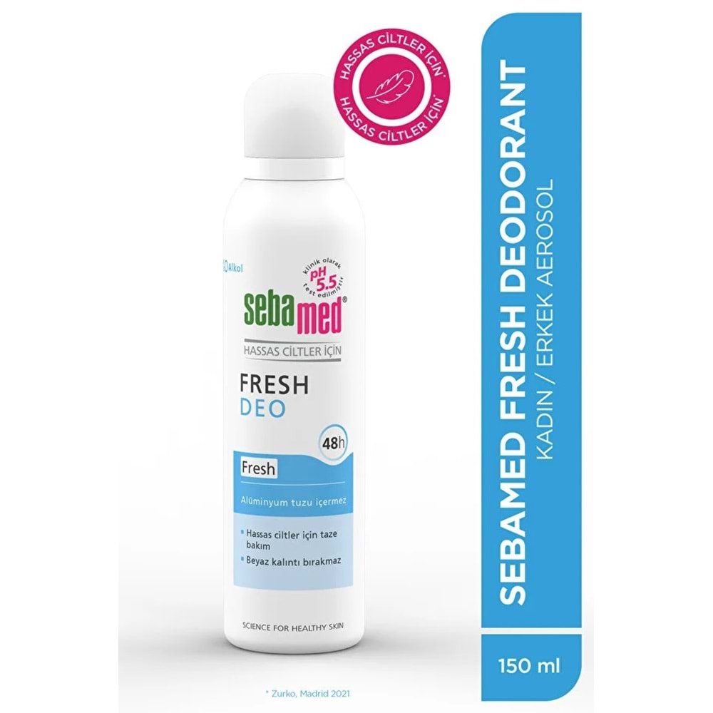 Sebamed Deodorant Aerosol 150 ML Fresh (5 Li Set)