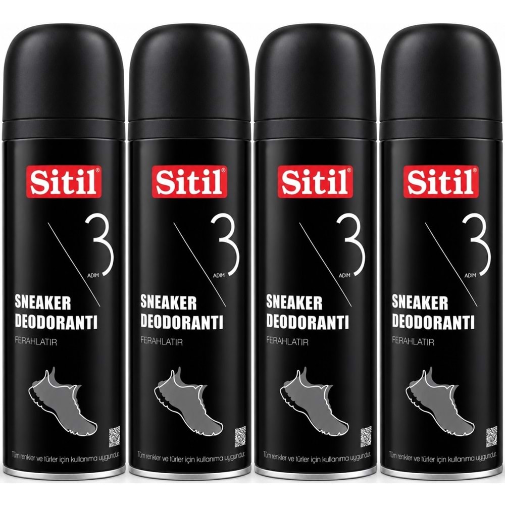 Sitil Sneaker Ayakkabı Deodorantı 150 ML (4 Lü Set)