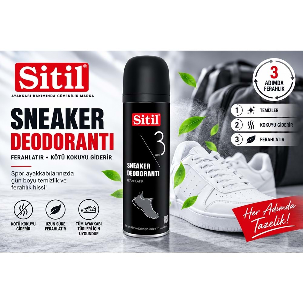 Sitil Sneaker Ayakkabı Deodorantı 150 ML (5 Li Set)