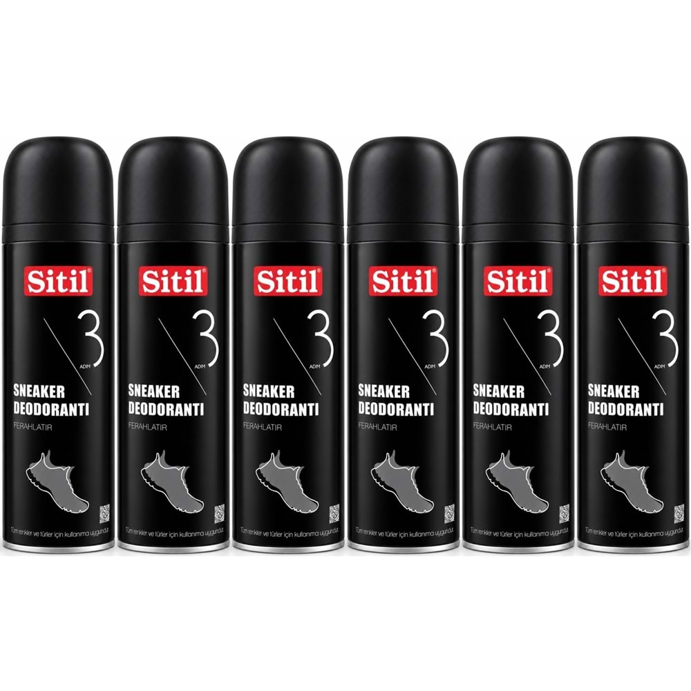 Sitil Sneaker Ayakkabı Deodorantı 150 ML (6 Lı Set)