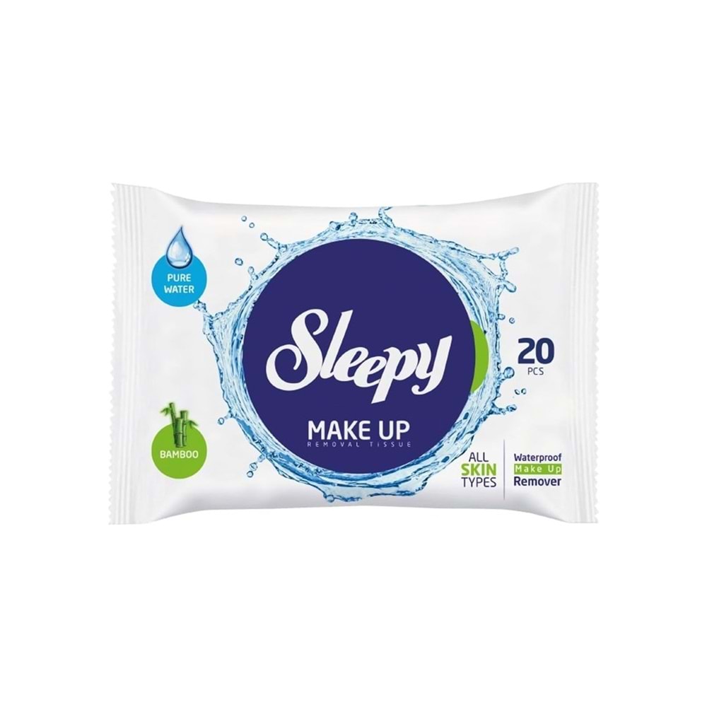 Sleepy Yüz Temizleme Havlusu Bamboo Make Up 240 Yaprak (12PK*20)