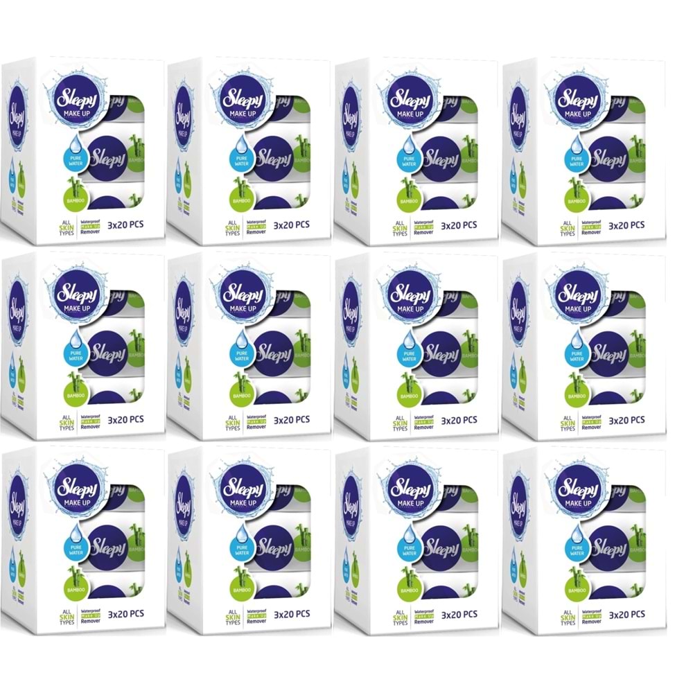 Sleepy Yüz Temizleme Havlusu Bamboo Make Up 720 Yaprak (36PK*20)