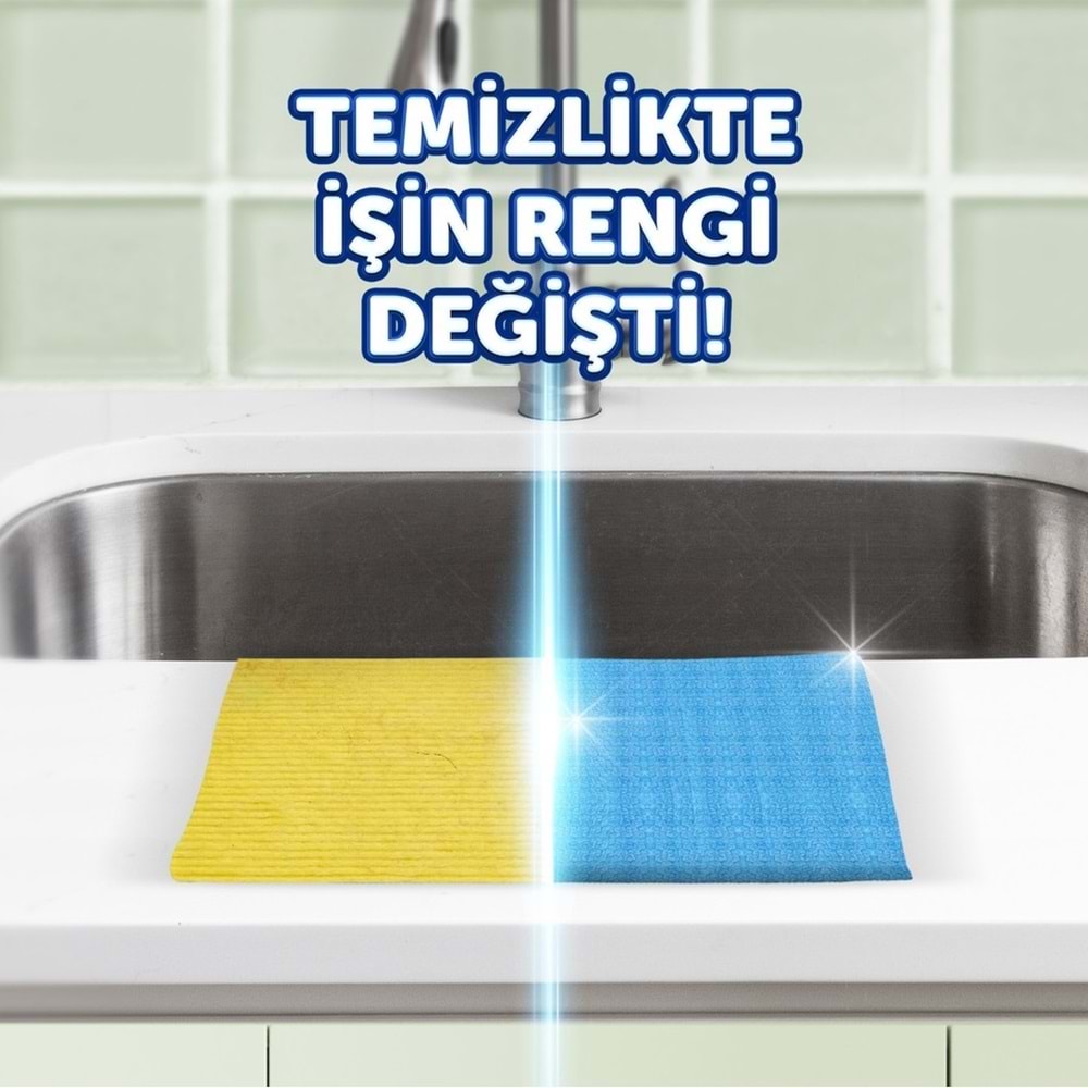 Solo Hijyenik Temizlik Bezi (İç adet 20 Li) (Kokusuz ve Hızla Kuruyan) (18 Li Set)
