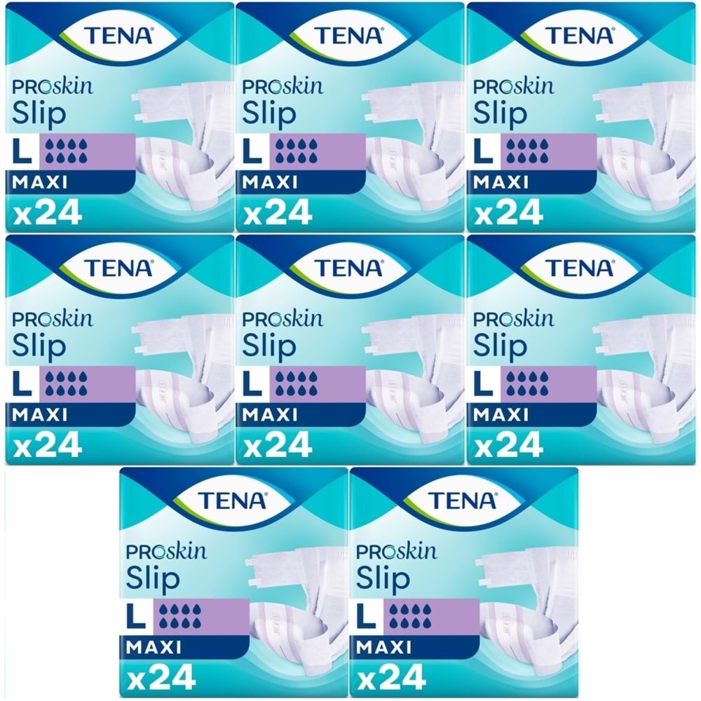 Tena Proskin Slip Maxi Bel Bantlı Yetişkin Bezi L - Büyük - Large 192 Adet