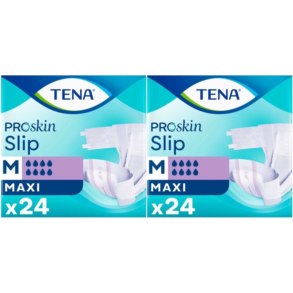 Tena Proskin Slip Maxi Bel Bantlı Yetişkin Bezi M - Orta - Medium 48 Adet