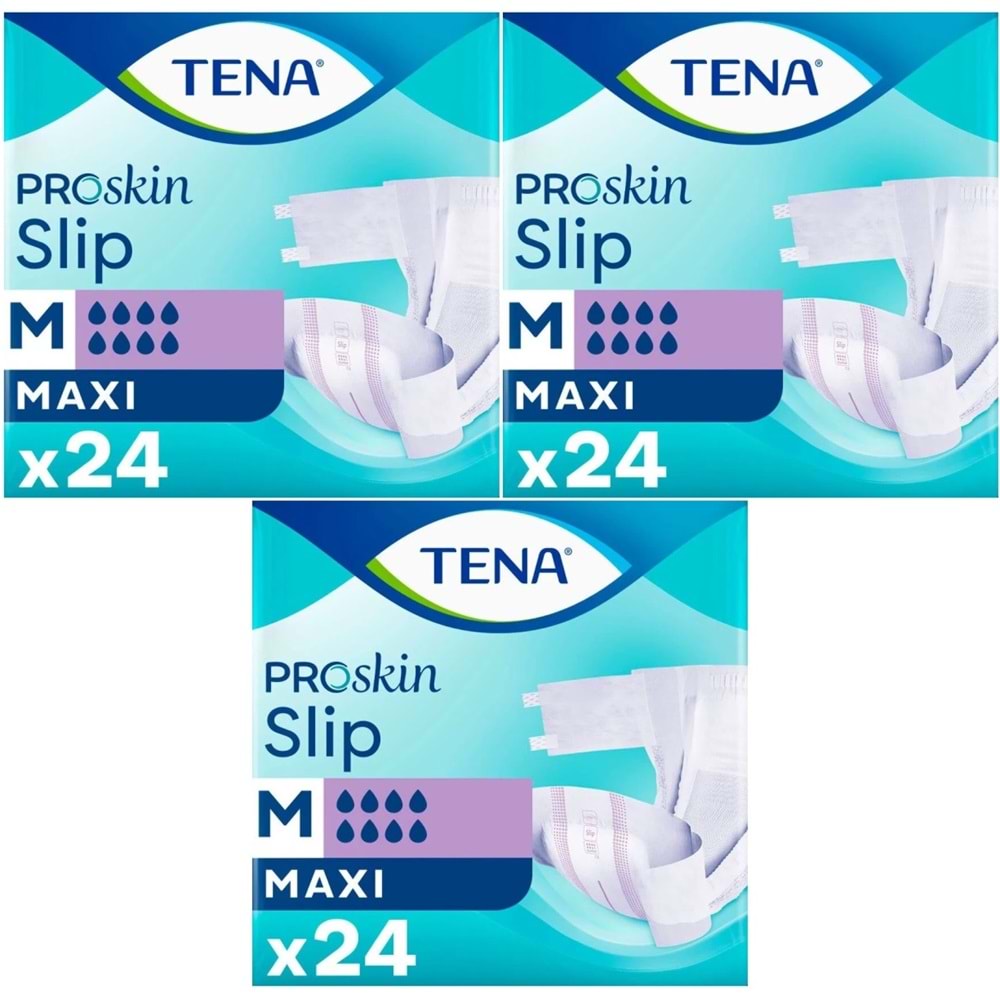 Tena Proskin Slip Maxi Bel Bantlı Yetişkin Bezi M - Orta - Medium 72 Adet