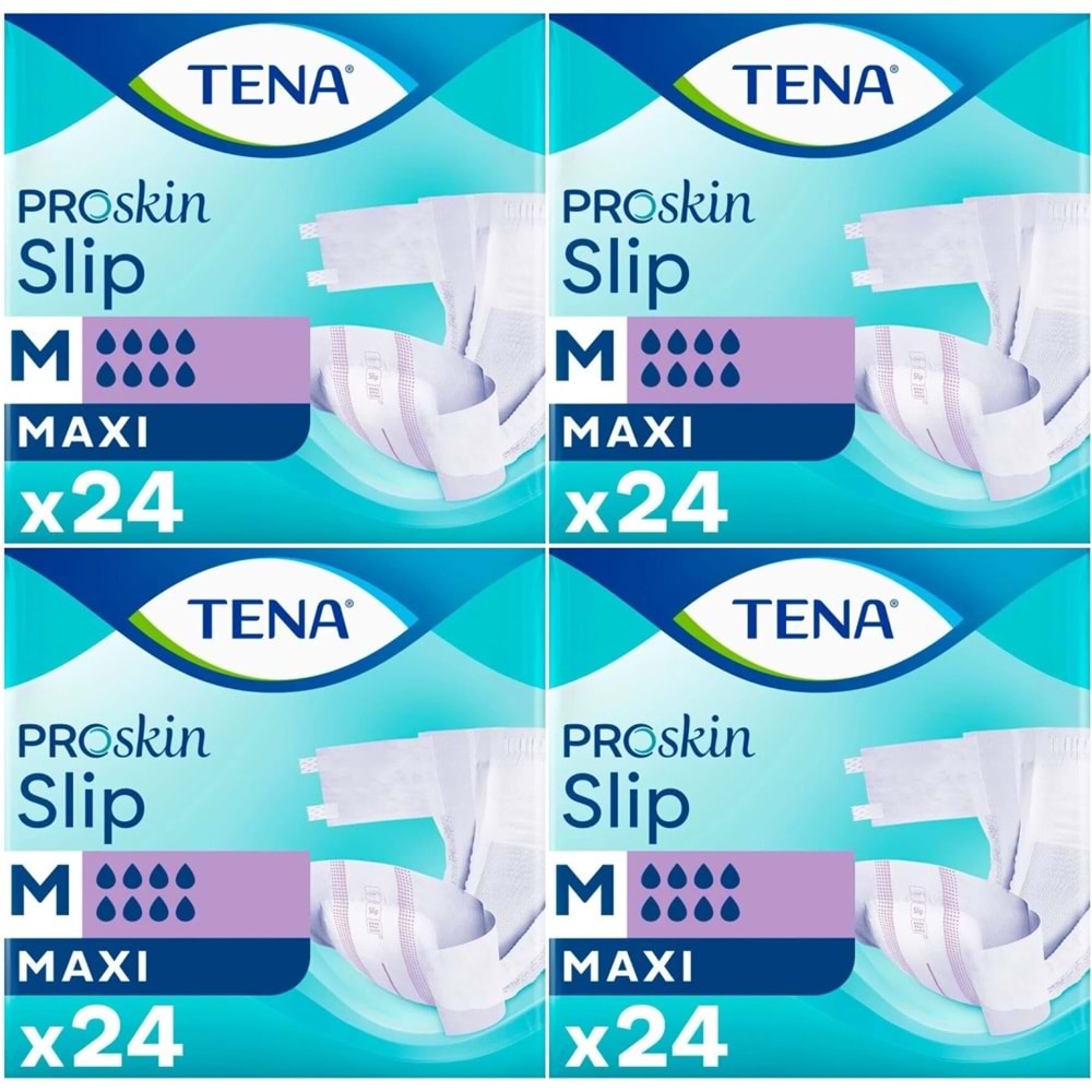 Tena Proskin Slip Maxi Bel Bantlı Yetişkin Bezi M - Orta - Medium 96 Adet