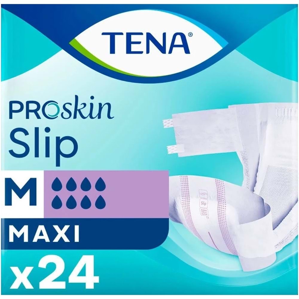 Tena Proskin Slip Maxi Bel Bantlı Yetişkin Bezi M - Orta - Medium 144 Adet