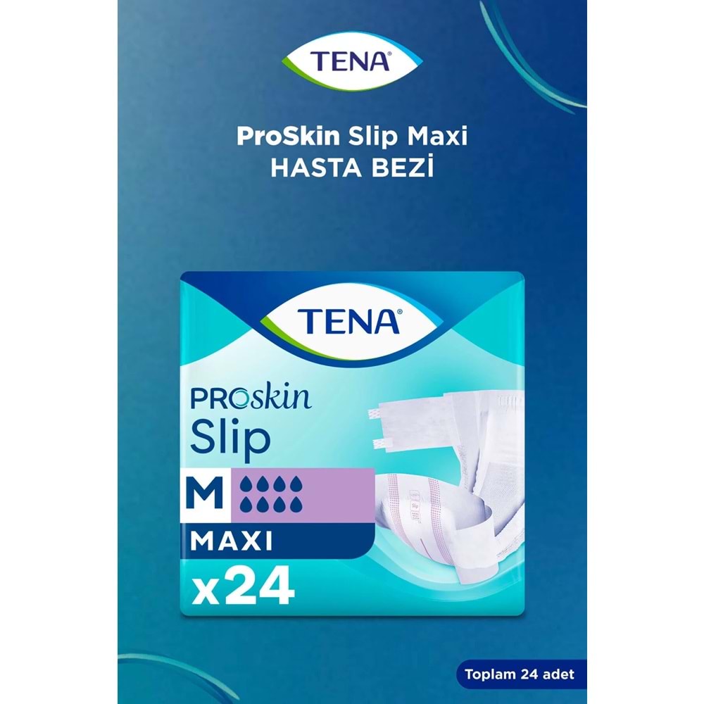 Tena Proskin Slip Maxi Bel Bantlı Yetişkin Bezi M - Orta - Medium 144 Adet