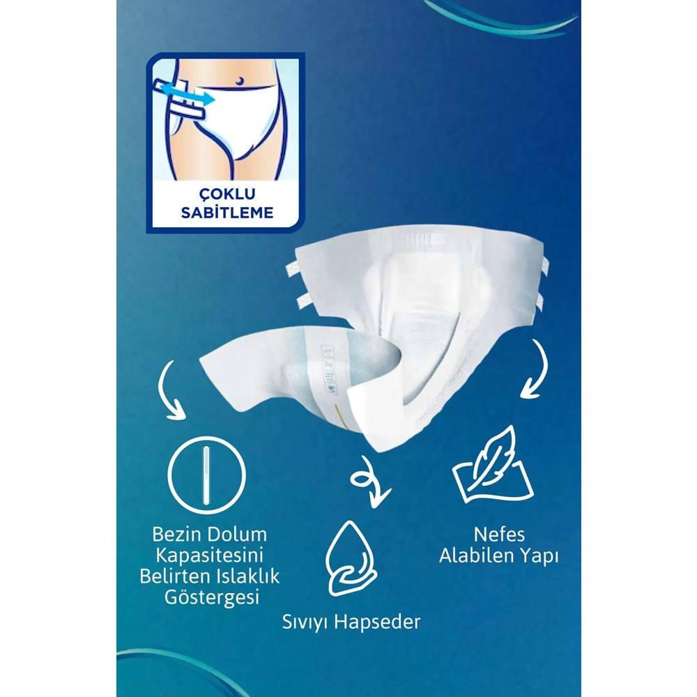 Tena Proskin Slip Maxi Bel Bantlı Yetişkin Bezi M - Orta - Medium 144 Adet