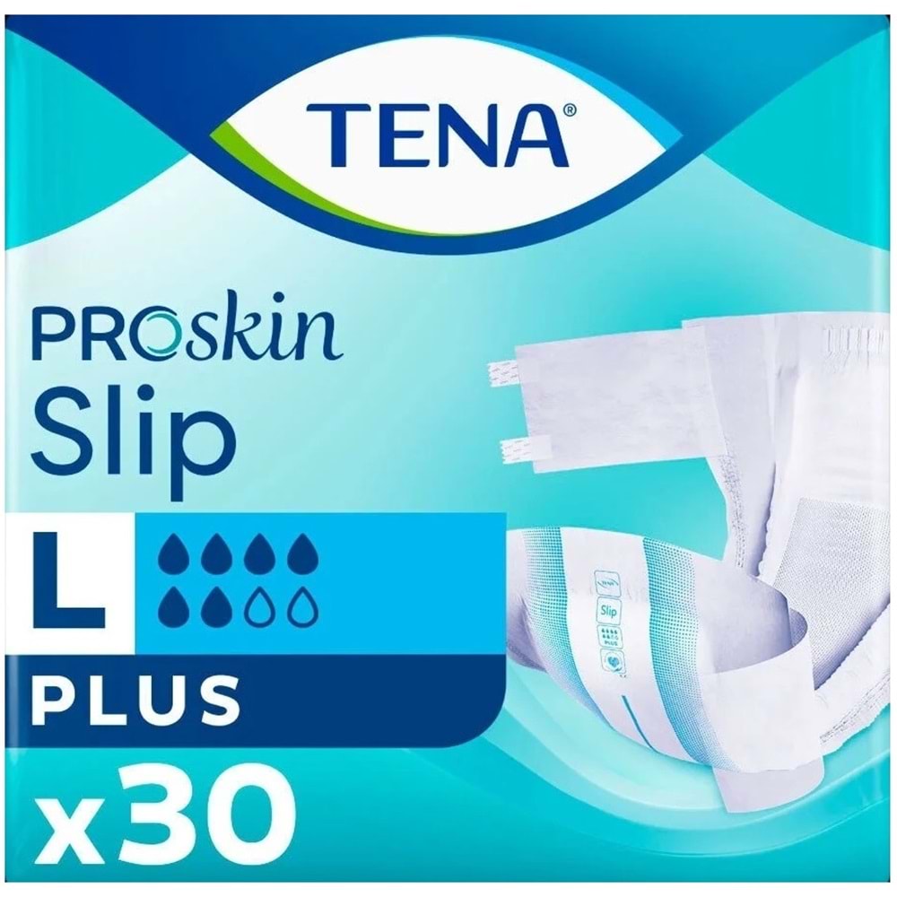 Tena Proskin Slip Plus Bel Bantlı Yetişkin Bezi L - Büyük - Large 240 Adet