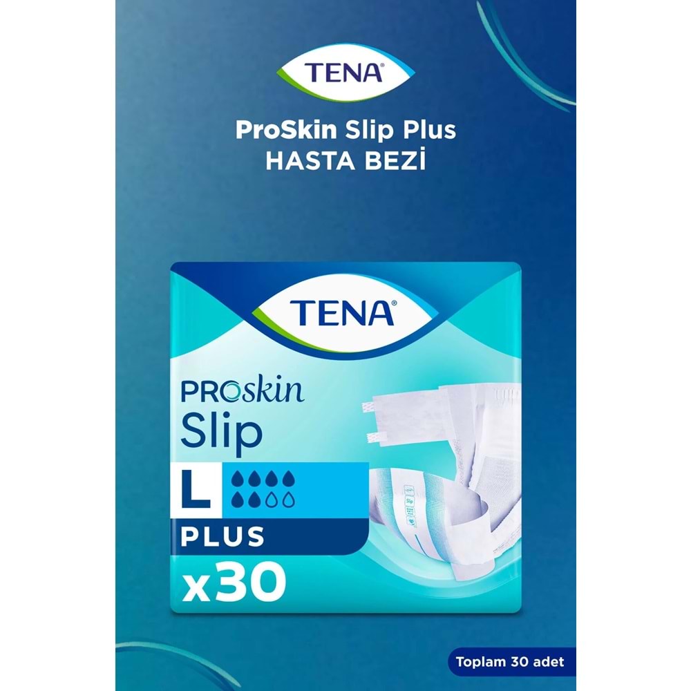 Tena Proskin Slip Plus Bel Bantlı Yetişkin Bezi L - Büyük - Large 240 Adet