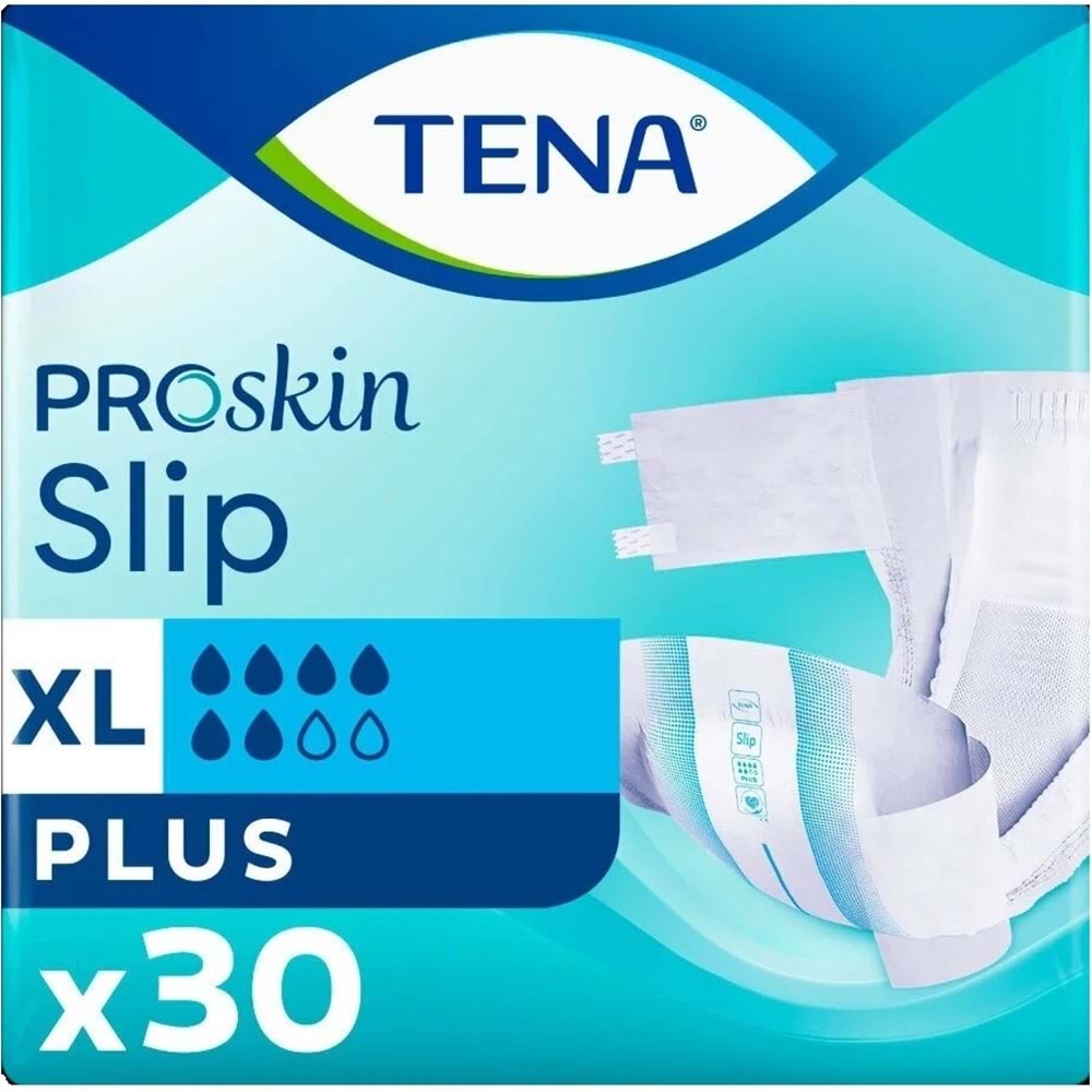 Tena Proskin Slip Plus Bel Bantlı Yetişkin Bezi XL - Ekstra Büyük - Extra Large 120 Adet