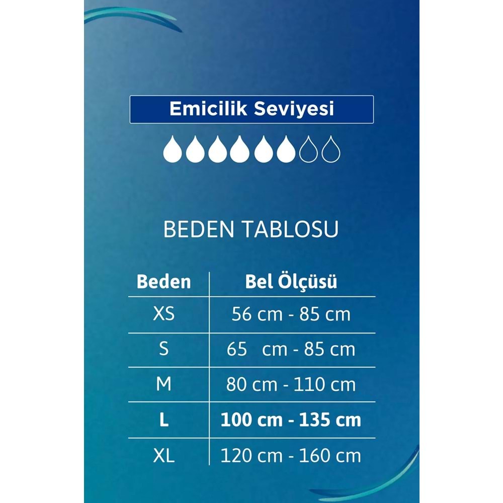 Tena Proskin Slip Plus Bel Bantlı Yetişkin Bezi XL - Ekstra Büyük - Extra Large 120 Adet