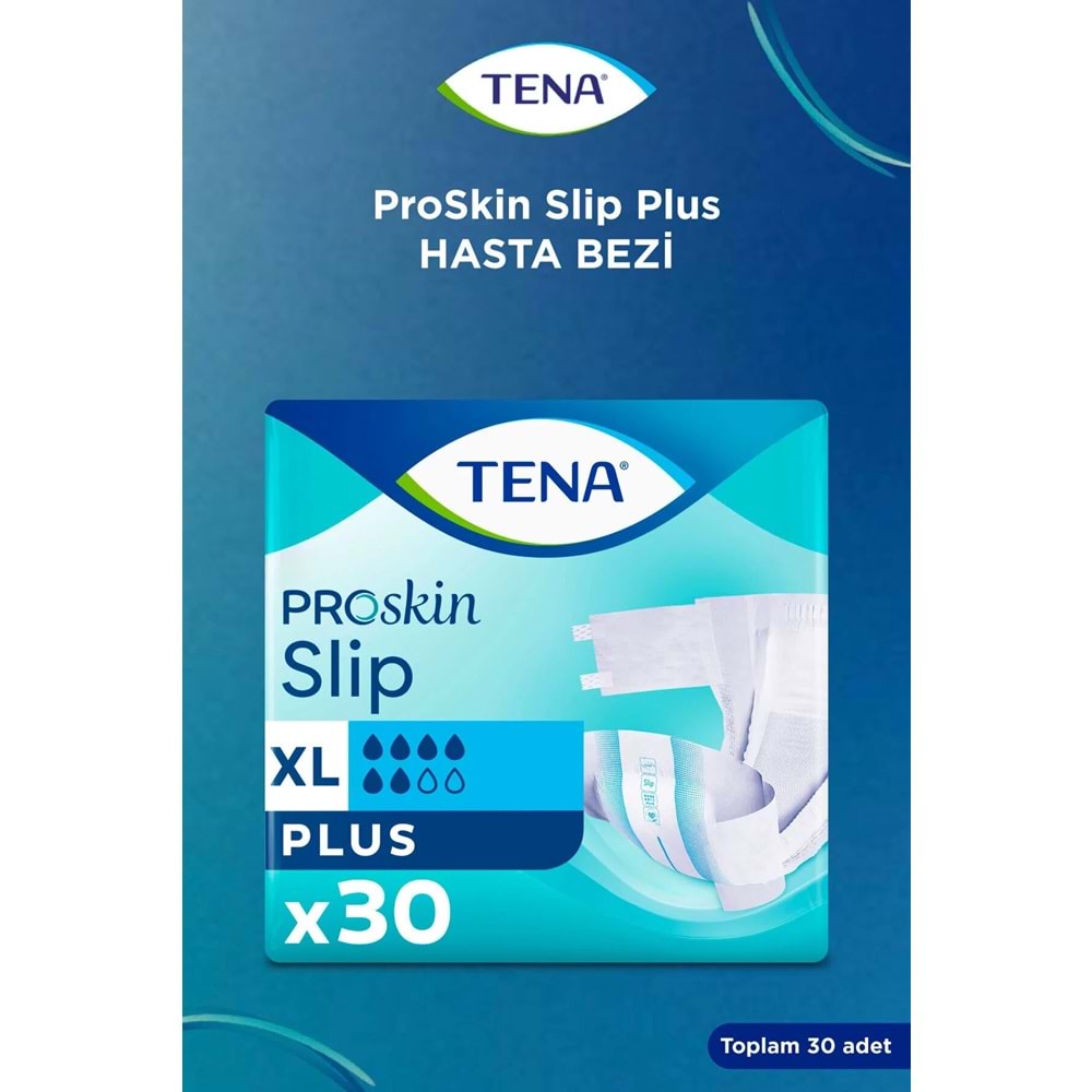 Tena Proskin Slip Plus Bel Bantlı Yetişkin Bezi XL - Ekstra Büyük - Extra Large 240 Adet