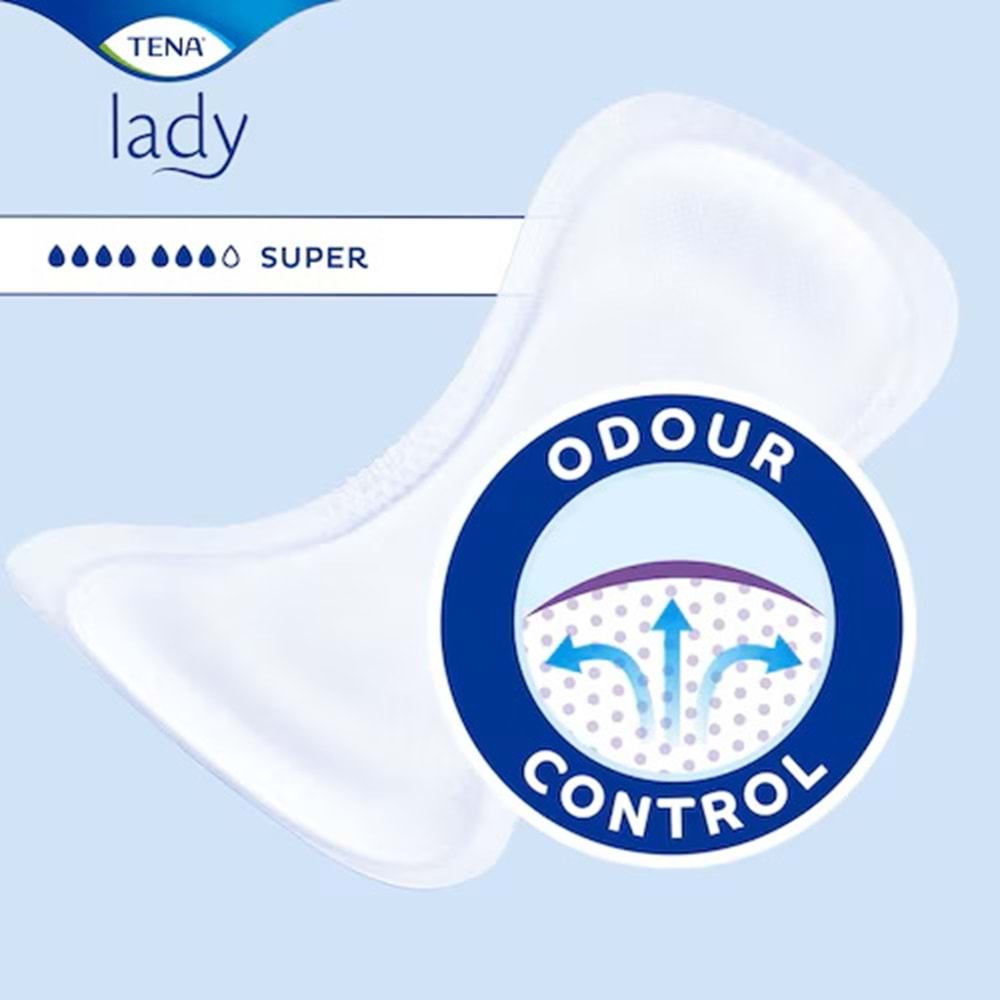 Tena Lady Süper Kadın Mesane Pedi 120 Adet