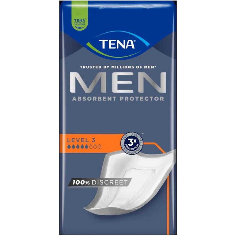 Tena Men Emici Koruma Level 3 Erkek Mesane Pedi 48 Adet